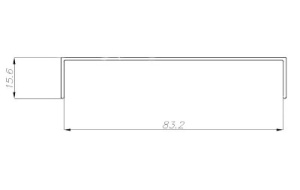 KR10 Прямой упор Сатин  зерно 5,5м