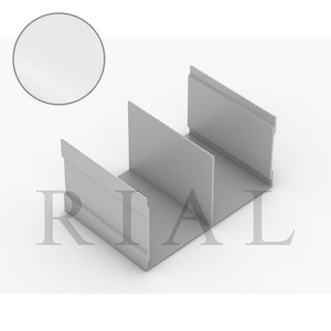 KR02 Направляющий Ш- образный профиль  Софт Тач Белый 5,9м