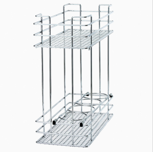 4300 М-низм Kalibra 2-х ярусный рамный, днищевое крепл, база 300 мм, мягкий ход с довод. без направл