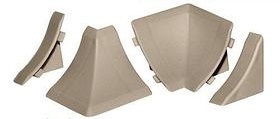 Комплект фурнитуры AP120-500 (084)  DIY(2 загл.,1 внутр.угол,1 внеш.угол