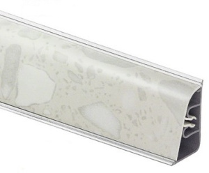 Пристеночный бортик Thermoplast Белые камешки 1233 AP740 4200 мм
