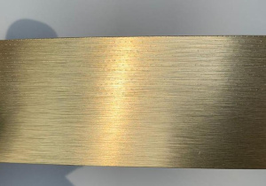 Кромка Золото браш 1,5х42 мм АБС KT