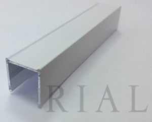 KR101 П-образный профиль Хром глянец 5,5 м