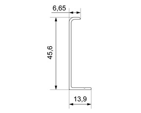 RP07 Добор большой Хром глянец 4,9 