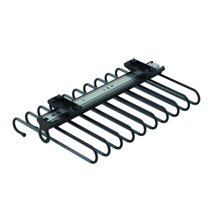 Вешалка Starax для брюк 400мм (360х460х150) алюминий, антрацит S-6722-A (S-6772)  