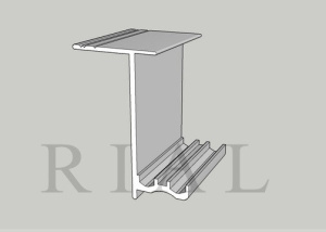 KT-01 Ходовой профиль хром 5,0м