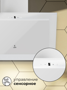 Вытяжка наклонная LEX MIO GS 600  WHITE (ПОД ЗАКАЗ)
