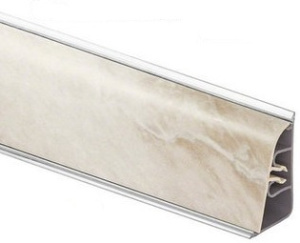 Пристеночный бортик Thermoplast Мрамор бежевый светлый 1222 AP740 4200 мм