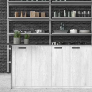 ЛДСП Lamarty ЭКО E0,5 Бетон Пайн белый R рустикальное 2750х1830х10 мм