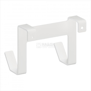 Крючок двойной (Белый муар)