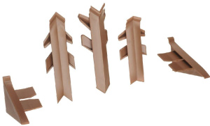 12197251009 REHAU К-т фасон.части к плинтусу Перфетто-лайн коричневый