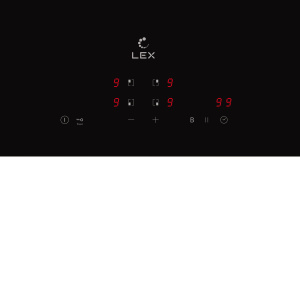 Варочная панель индукционная LEX EVI 640A  BL