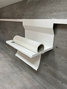 Полка-держатель для бумажных полотенец ( Белый муар)