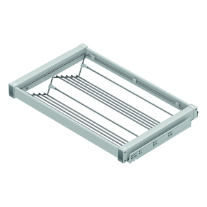 Полка Starax для обуви,выдвижная, 800мм(760-790*475*150),Blum Tandem, Белая