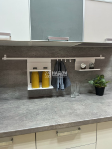 Полка-держатель для бутылок (Белый муар)