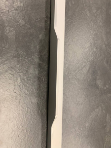 Фасадный профиль МАКРО Серебро шагрень ПР-4 3 ручки 3000 мм