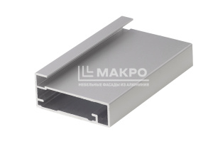 Фасадный профиль  Серебро шагрень ПР-4 5800 мм