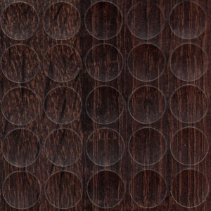 REXAU Заглушка самоклеющаяся D14мм (20шт) Венге темный