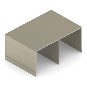 Направляющая верхняя шампань  5400мм