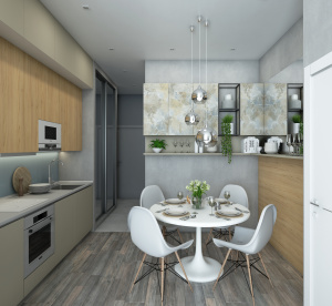 ЛДСП Lamarty ЭКО E0,5 СЕРЫЙ КАМЕНЬ P шагрень 2750х1830х10 мм