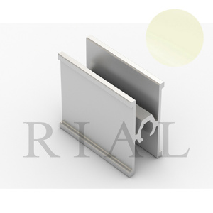 KR 09 Горизонтальный межсекционный профиль Софт Тач Бежевый 5,9 м