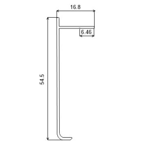 KV-07 Добор большой Софт Тач Черный 5,0м