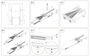 Доска Starax гладильная выдвижная с фасадом в 400 базу.Антрацит