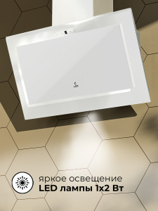 Вытяжка наклонная LEX MIO GS 600  WHITE (ПОД ЗАКАЗ)