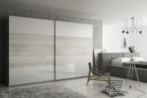 ЛДСП Lamarty ЭКО E0,5 Бетон Пайн белый R рустикальное 2750х1830х10 мм