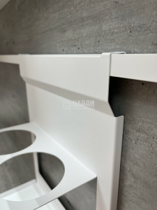 Полка-держатель для бутылок (Белый муар)