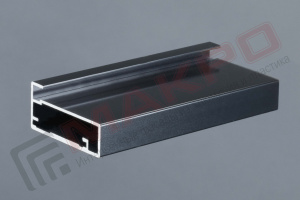 Фасадный профиль  Чёрный матовый ПР-4 5800 мм