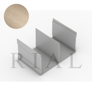 KR02 ВП Направляющий Ш-образный профиль Дуб светлый структур.5,9 м