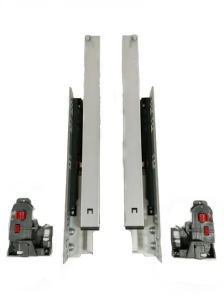 Направляющие скрытого монтажа Push to open URALPLIT 500 мм (с 3D клипсой)