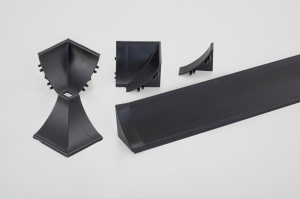 Пристеночный бортик REHAU Чёрный Mini-Plus 4200 мм