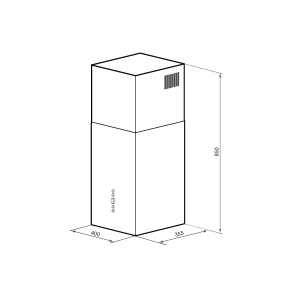 Вытяжка купольная LEX ALTO 400 BLACK (ПОД ЗАКАЗ)