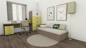 ЛДСП Lamarty ЭКО E0,5 Дуб Солсбери R рустикальное 2750х1830х10 мм