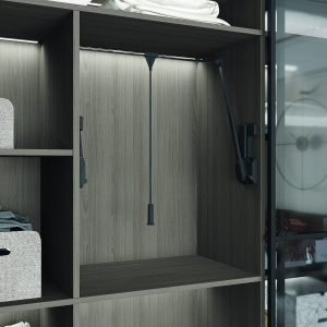 Пантограф Starax(850-1150*290*900) Антрацит. нагрузка-15кг