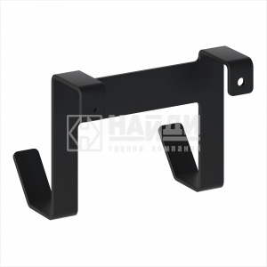 Крючок двойной (Черный муар)