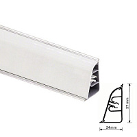 Пристеночный бортик Thermoplast Белый матовый 1110 AP850 4200 мм