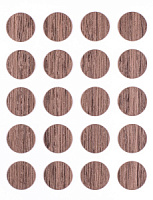 REXAU Заглушка самоклеющаяся D20мм (12шт) Бамбук