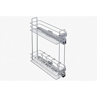 Механизм в базу 150мм.глуб.500мм,мягкий ход,хром