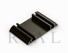 KR 05 Ходовой двойной профиль Софт Тач Черный 5,9