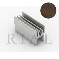 KR08 Горизонтальный верхний профиль Ясень шимо тёмный 5,9 м