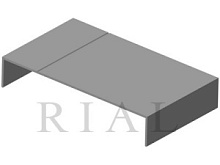 KR10 Прямой упор Шампань глянец 5,5м