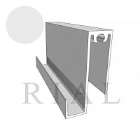 КО-07 Горизонтальный нижний профиль Белый глянец 5,9м