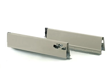 Комплект боковин Firmax длина 400 мм (левая, правая) для ящика Newline, серый		 