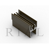 KR08 Горизонтальный верхний профиль Шампань глянец 5,9 м