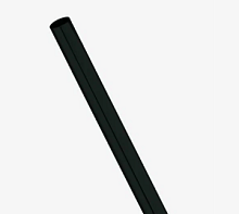 Труба Рейлинг D 16,1000мм Черный матовый