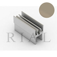 KR 08  Горизонтальный верхний профиль Софт Тач Капучино 5,9м