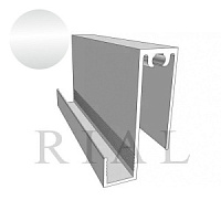 КО-07 Горизонтальный нижний профиль Хром глянец 5,9 м
